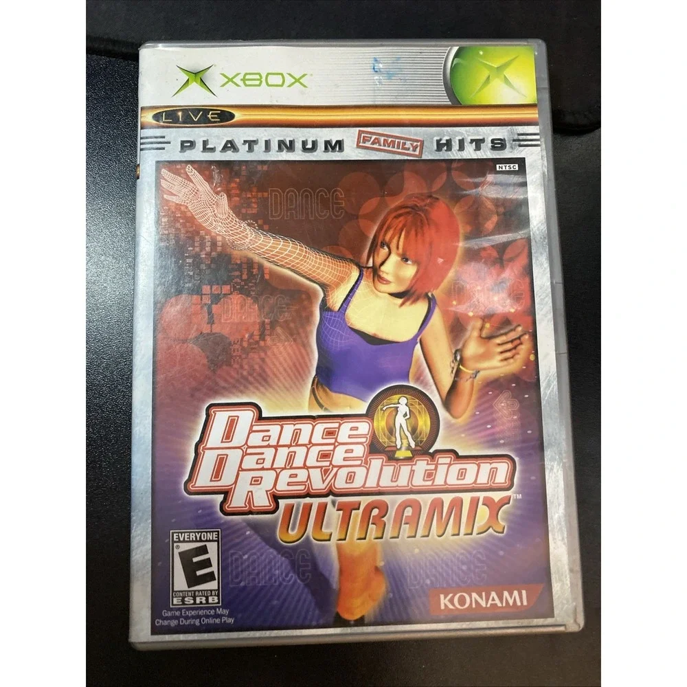 Konami Xbox Dance Dance Revolution Ultramix Platinum Hits (Microsoft Xbox, 2003)